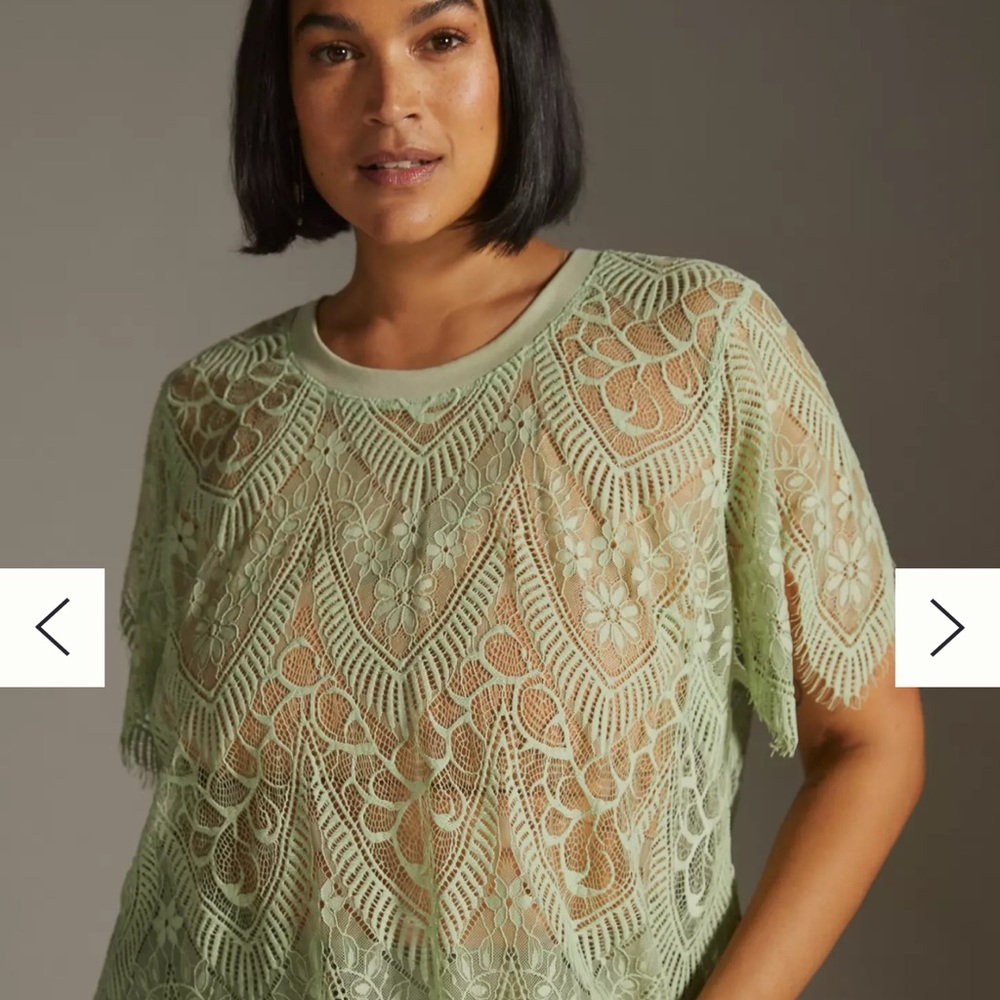 Bishop + Young Sheer Lacy Top